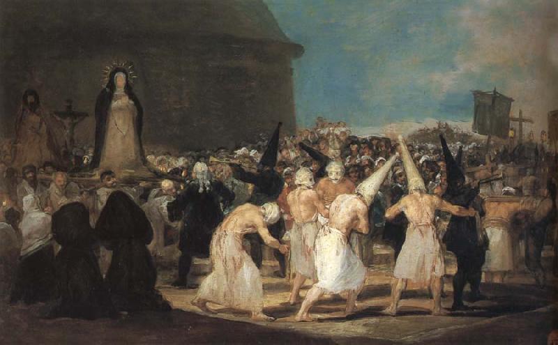 Francisco Goya The Procession oil painting image